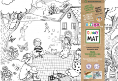 Plansa - Primavara + Set instrumente de colorat