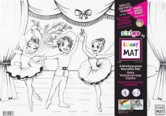 Plansa - Dansatori + Set instrumente de colorat