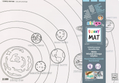 Plansa - Sistemul solar + Set instrumente de colorat