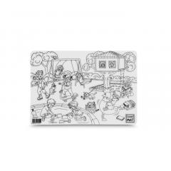 Plansa - Loc de Joaca + Set instrumente de colorat