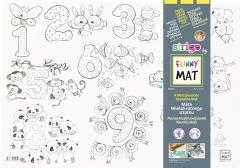 Plansa - Numere + Set instrumente de colorat