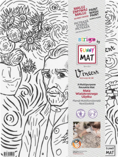 Plansa - Vincent Van Gogh + Set instrumente de colorat