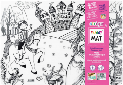 Plansa - Printul si Printesa + Set instrumente de colorat