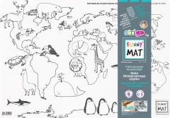 Plansa - Lumea Animalelor si Harta + Set instrumente de colorat