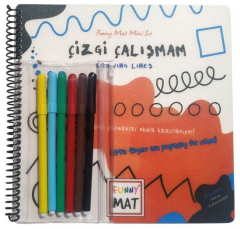 Set planse - Desen 6 pagini + Set instrumente de colorat