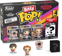 Set 4 figurine - Pop! Bitty - Stranger Things: Demogorgon, Will, Barb + Mistery Pop!