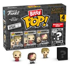 Set 4 figurine - Pop! Bitty - Game of Thrones: Tyrion Lannister, Cersei Lannister, The Hound + Mystery Pop!