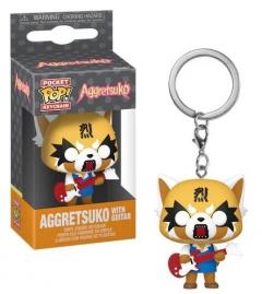 Breloc - Pocket Pop! Keychains - Aggretsuko - Aggretsuko with Guitar
