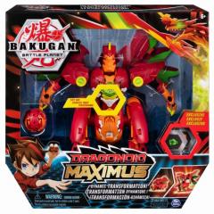 Figurina - Bakugan Dragonoid Maximus cu lumini si sunete