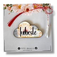 Brosa lemn - Norisor (Iubeste)