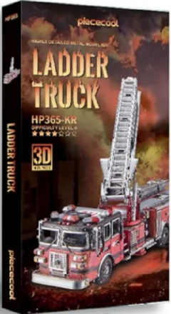 Puzzle 3D - Masina de pompieri, 354 piese