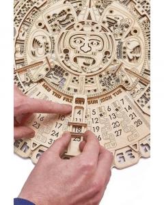 Puzzle 3D mecanic - Calendarul Maya, 73 piese