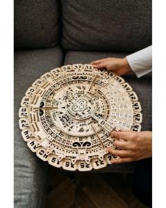 Puzzle 3D mecanic - Calendarul Maya, 73 piese
