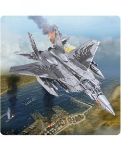 Puzzle 3D - Avionul de vanatoare F-15, 84 piese