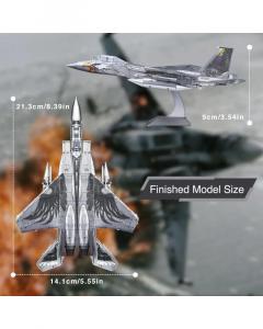 Puzzle 3D - Avionul de vanatoare F-15, 84 piese