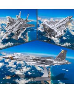Puzzle 3D - Avionul de vanatoare F-15, 84 piese