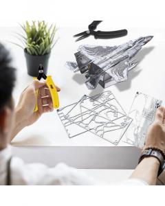 Puzzle 3D - Avionul de vanatoare F-15, 84 piese