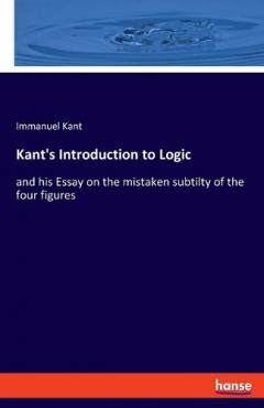 Coperta cărții Kant's Introduction to Logic