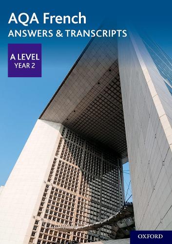 AQA A Level French: Key Stage Five: AQA A Level Year 2 French Answers ...