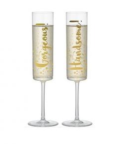 Set 2 pahare - Gorgeous, Handsome