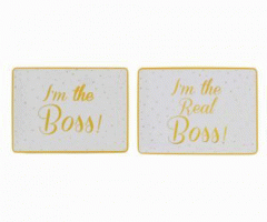 Suport pentru masa - I'm The Boss and I'm The Real Boss