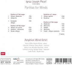 Ignaz Joseph Pleyel - Partitas for Winds