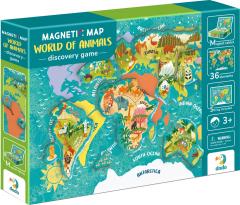 Puzzle magnetic 36 piese - Lumea Animalelor