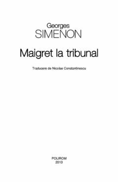 Maigret la tribunal