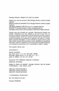 Maigret si clientul de sambata