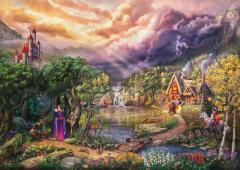 Puzzle 1000 de piese - Thomas Kinkade - Snow White and the Queen