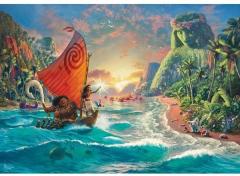 Puzzle 1000 de piese - Thomas Kinkade - Disney Moana
