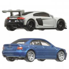 Set 2 Masini metalice - Hot Wheels - Audi S4 Quattro si  Audi R8 LMS
