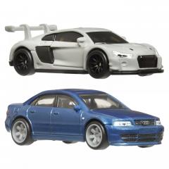 Set 2 Masini metalice - Hot Wheels - Audi S4 Quattro si  Audi R8 LMS