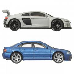 Set 2 Masini metalice - Hot Wheels - Audi S4 Quattro si  Audi R8 LMS