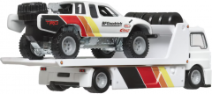 Set 2 Masini metalice - Hot Wheels - Transportator Fleet Street si Toyota Off-Road Truck