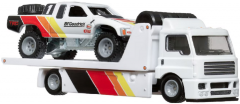 Set 2 Masini metalice - Hot Wheels - Transportator Fleet Street si Toyota Off-Road Truck