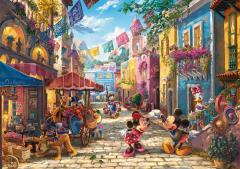 Puzzle 6000 de piese - Thomas Kinkade - Mickey and Minnie in Mexico