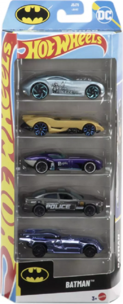 Set 5 Masini metalice - Hot Wheels - Batman
