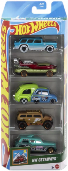 Set 5 Masini metalice - Hot Wheels - Getaways