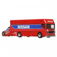 Set 2 Masini metalice - Hot Wheels - Transportator Euro Hauler cu Nissan 300 ZX GTS