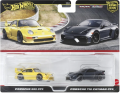 Set 2 Masinute Metalice - Porsche 993 GT2 si Porsche 718 Cayman GT4