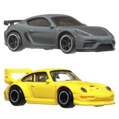 Set 2 Masinute Metalice - Porsche 993 GT2 si Porsche 718 Cayman GT4