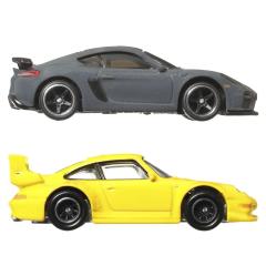 Set 2 Masinute Metalice - Porsche 993 GT2 si Porsche 718 Cayman GT4