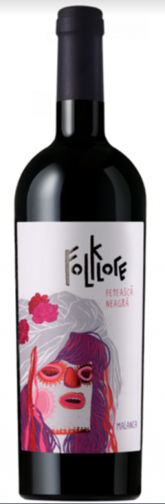 Vin rosu - Folklore Malanca, Feteasca neagra, sec, 2017