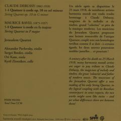 Claude Debussy: Quatuor Op. 10/Ravel: Quatuor