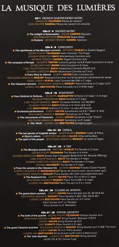 La Musique des Lumieres / Music of the Enlightenment - Limited Edition 30 CD set