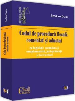 Codul de procedura fiscala comentat si adnotat (2019)