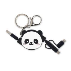 Cablu incarcare 3-In-1 - Charge'n Roll - Panda