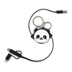 Cablu incarcare 3-In-1 - Charge'n Roll - Panda