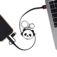 Cablu incarcare 3-In-1 - Charge'n Roll - Panda